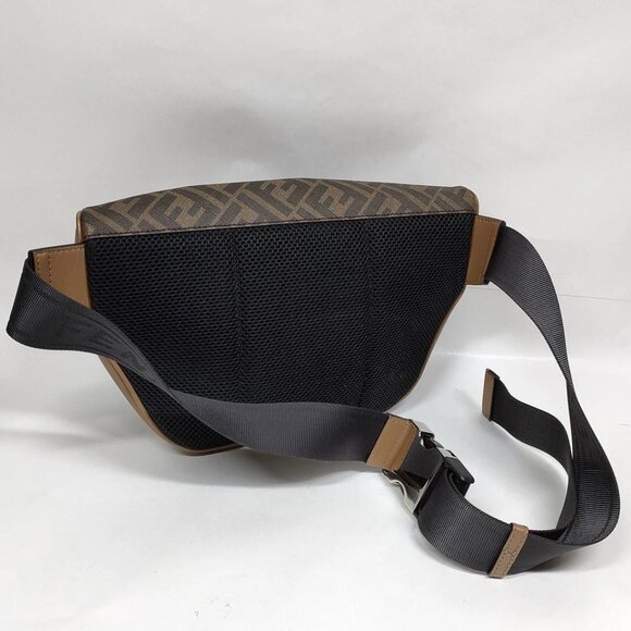 Fendi Waist Pouch Brown PVC 705-070925 - Picture 2 of 9